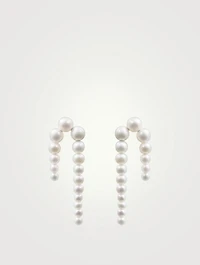 Petite Perle Nuit 14K Gold Pearl Drop Earrings