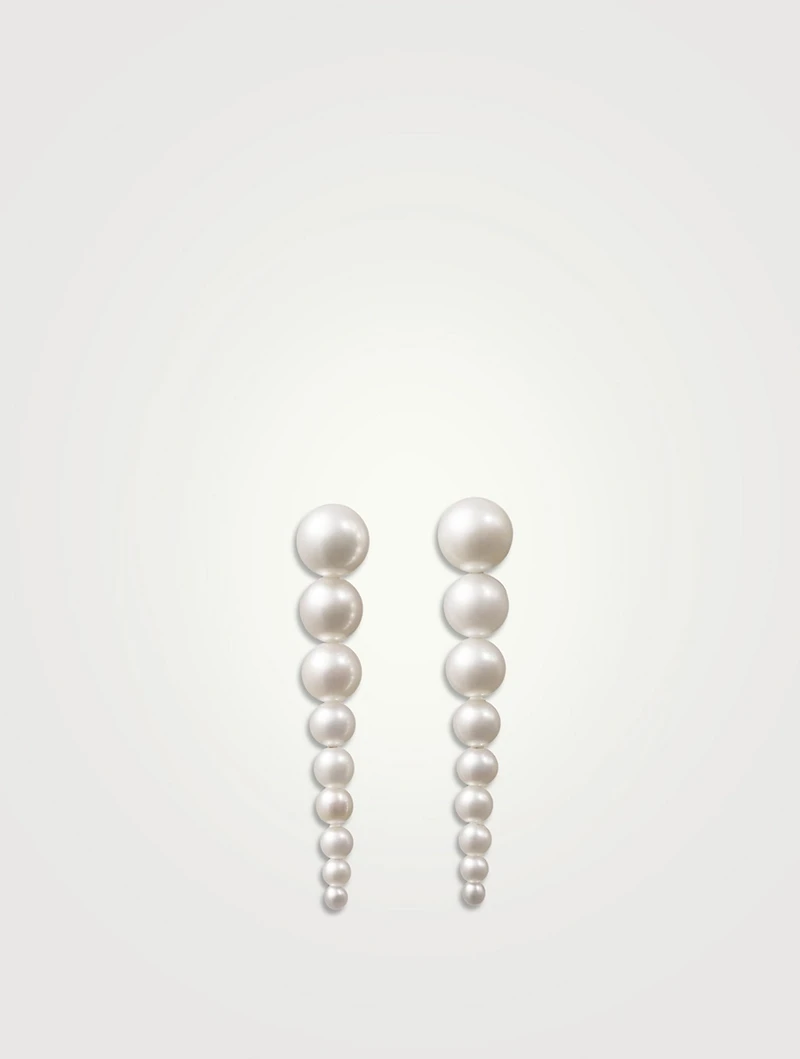 Sienna 14K Gold Pearl Drop Earrings