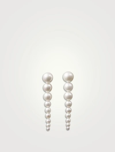 Sienna 14K Gold Pearl Drop Earrings