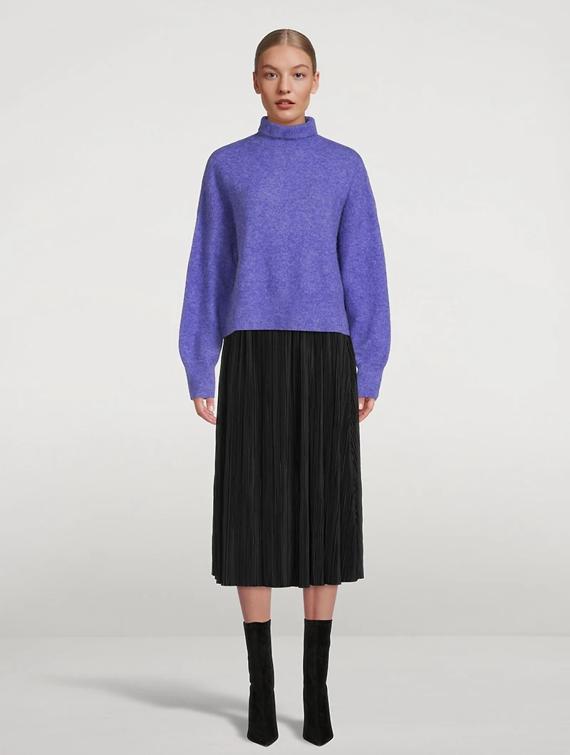Nola Wool and Alpaca Turtleneck Sweater