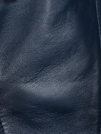 Leather Peplum Jacket