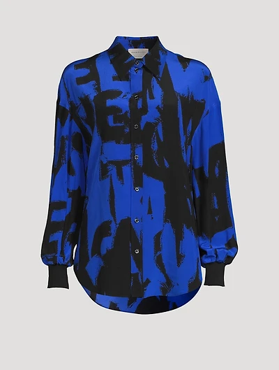 Shirt Grafitti Print