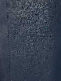 Leather Midi Skirt