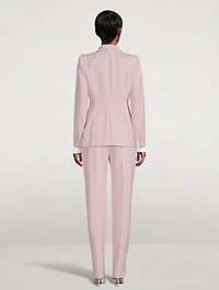 Drop Hem Wool Blazer