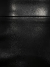 Kickback Leather Midi Skirt