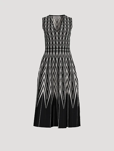 Jacquard Midi Dress