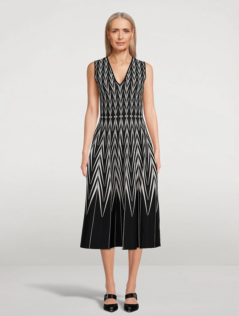Jacquard Midi Dress