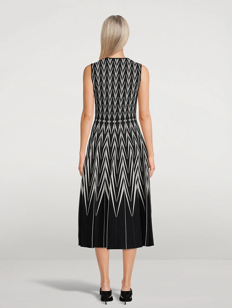Jacquard Midi Dress