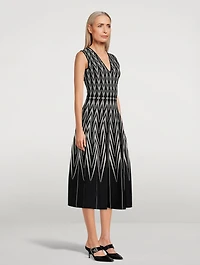 Jacquard Midi Dress