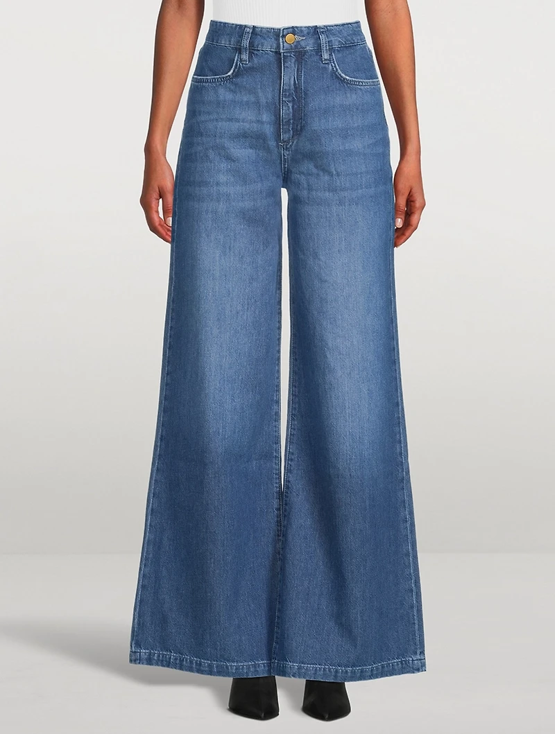 High-Rise Wide-Leg Jeans