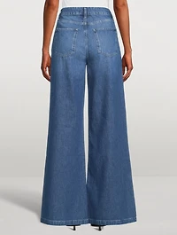 High-Rise Wide-Leg Jeans