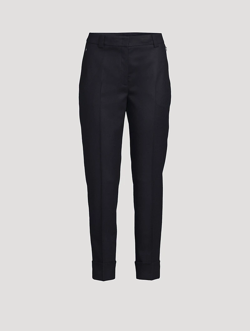 Maxima Flannel Stretch Wool Pants