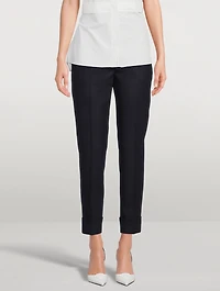 Maxima Flannel Stretch Wool Pants
