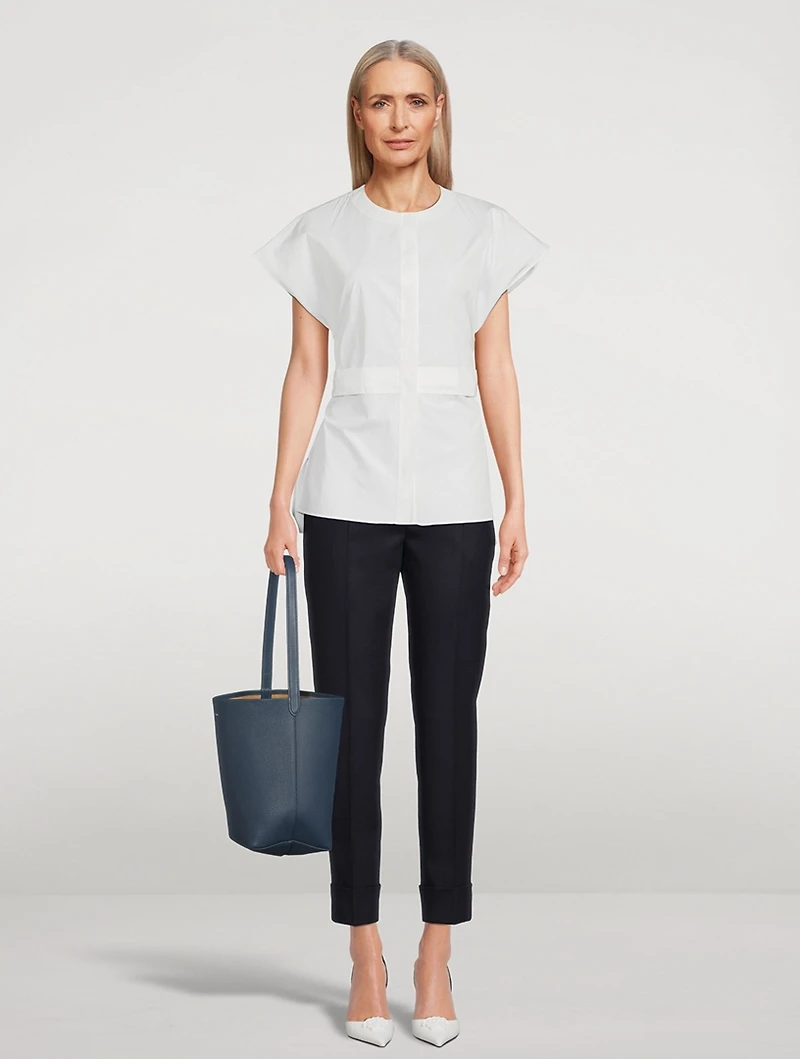Maxima Flannel Stretch Wool Pants