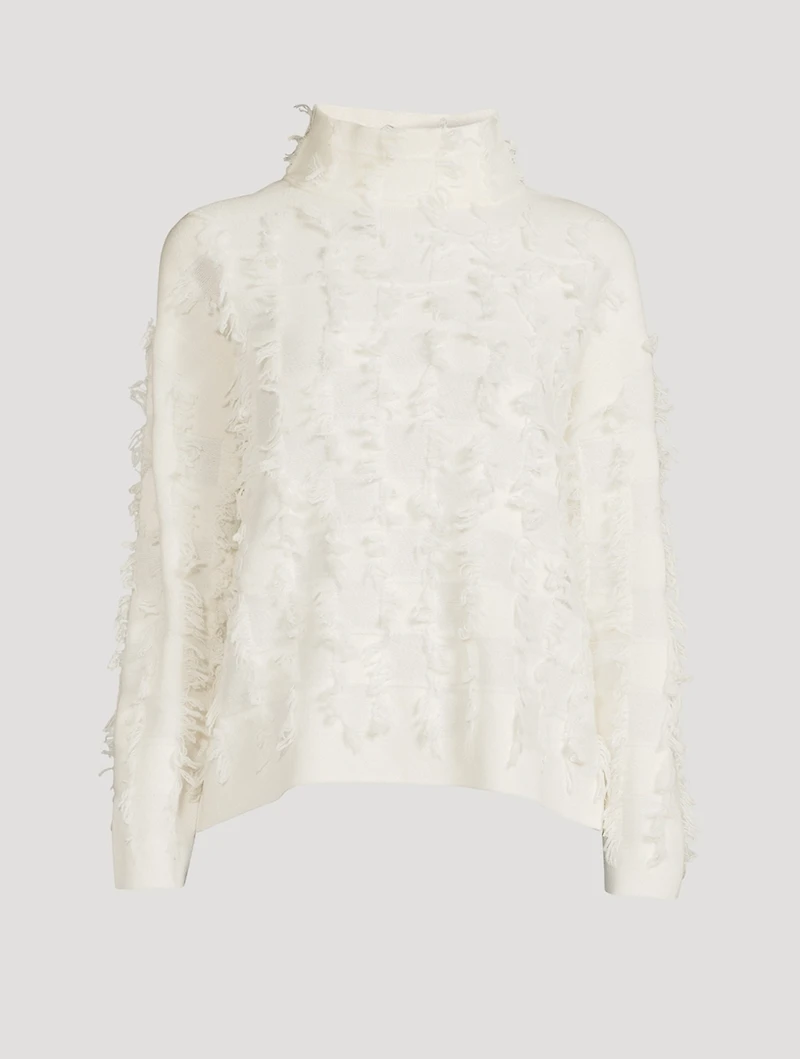 Fringe Cashmere Sweater