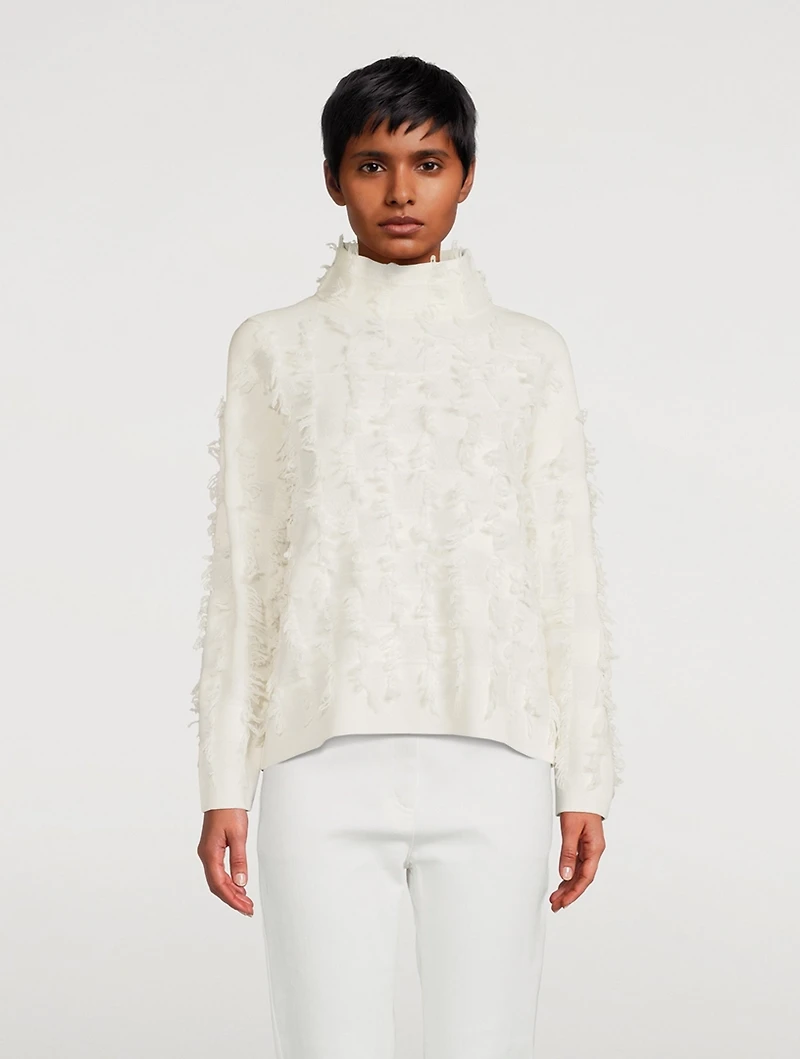 Fringe Cashmere Sweater