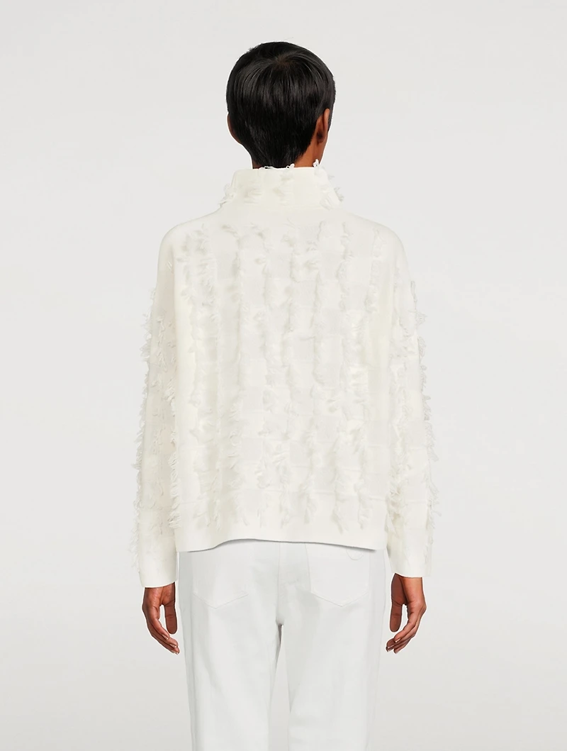 Fringe Cashmere Sweater