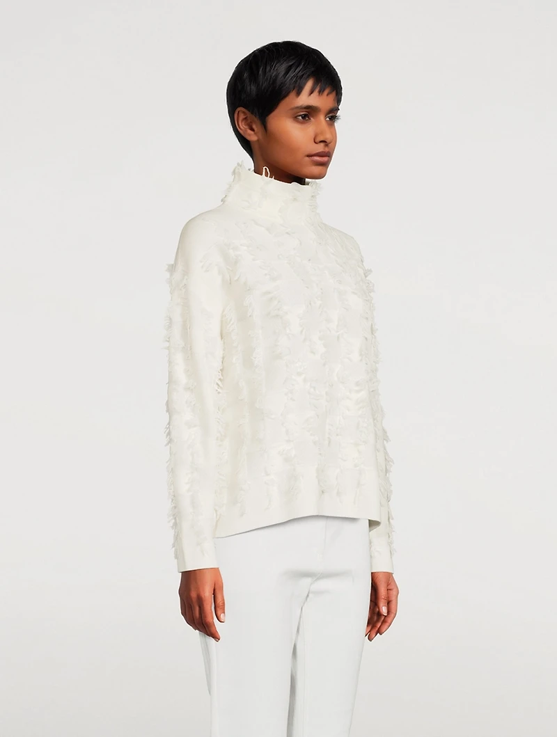 Fringe Cashmere Sweater