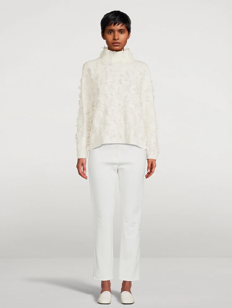 Fringe Cashmere Sweater