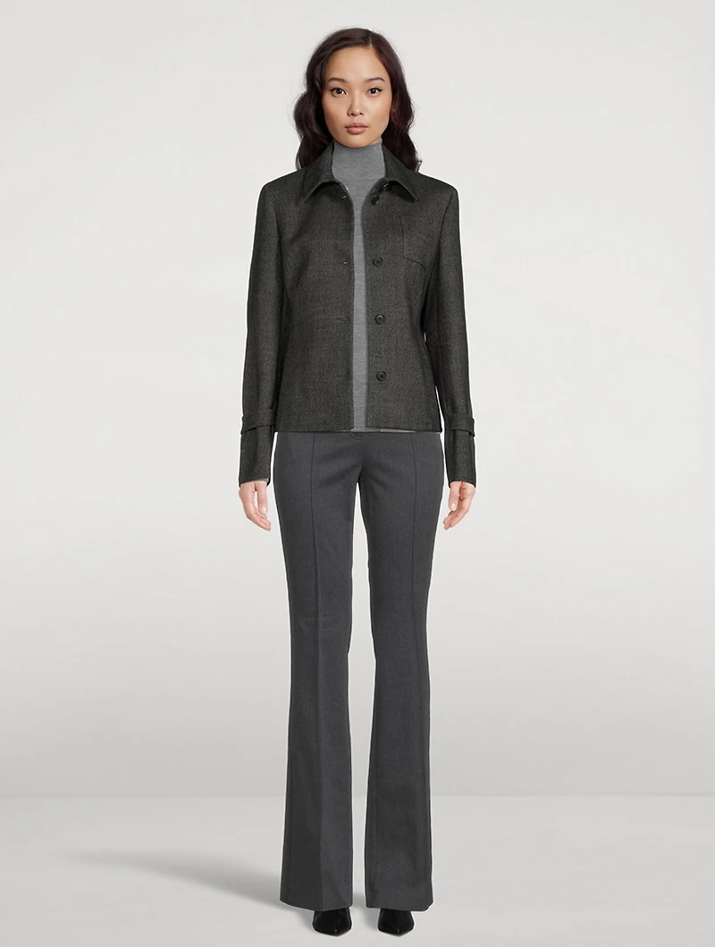 Novemberday Intarsia Cashmere And Silk Turtleneck