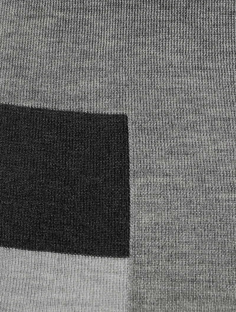 Novemberday Intarsia Cashmere And Silk Turtleneck