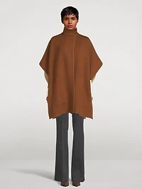 Reversible Cashmere Cape