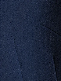 Wool Sleeveless Sheath Dress