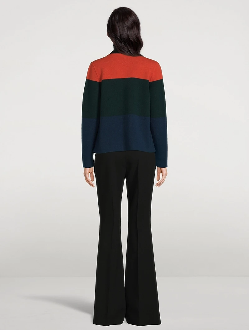 Reversible Cashmere Knit Jacket