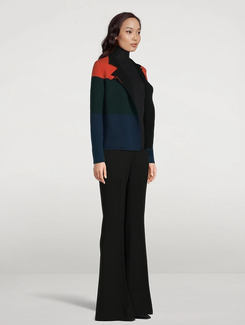Reversible Cashmere Knit Jacket