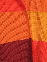 Abstract Intarsia Cashmere, Wool And Silk Cape