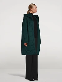 Cashmere Flannel Parka With Hood