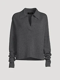 Serena Cashmere Polo Sweater