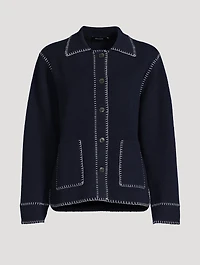 Billy Whipstitch Cashmere Cardigan