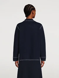 Billy Whipstitch Cashmere Cardigan