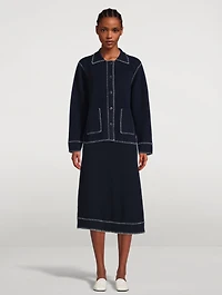 Billy Whipstitch Cashmere Cardigan