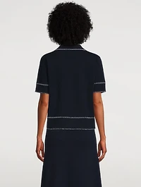 Bobby Whipstitch Cashmere Polo Sweater
