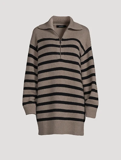 Nicola Striped Cashmere Sweater
