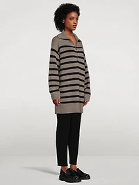 Nicola Striped Cashmere Sweater