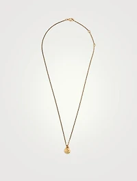 Talisman 24K Gold Plated Faceted Chain Charm Necklace