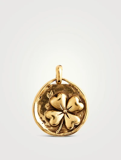 Talisman 24K Gold Plated Clover Charm