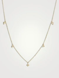 Cléo Gold Necklace With Diamonds