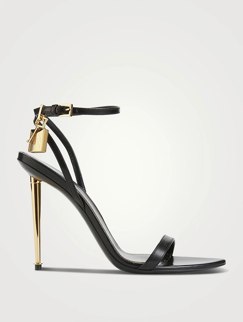 Leather Sandals With Padlock