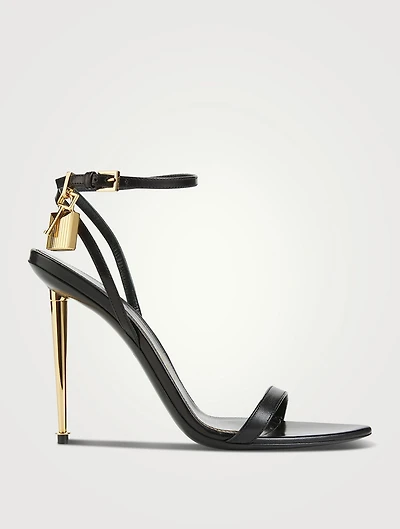 Leather Sandals With Padlock