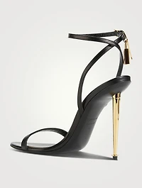 Leather Sandals With Padlock