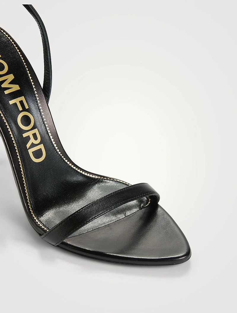 Leather Sandals With Padlock