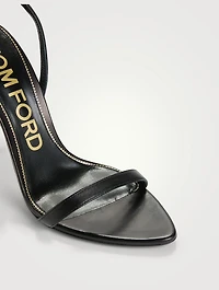 Leather Sandals With Padlock