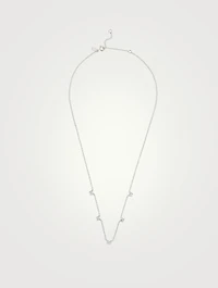 14K Gold Butterfly Necklace With Diamonds