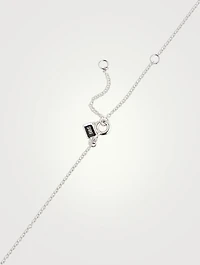 14K Gold Butterfly Necklace With Diamonds