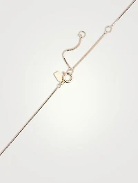 Shayla 14K Gold Lariat Necklace With Diamond