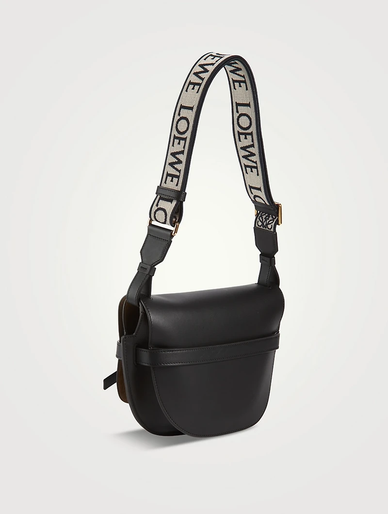 Small Gate Dual Leather Crossbody Bag